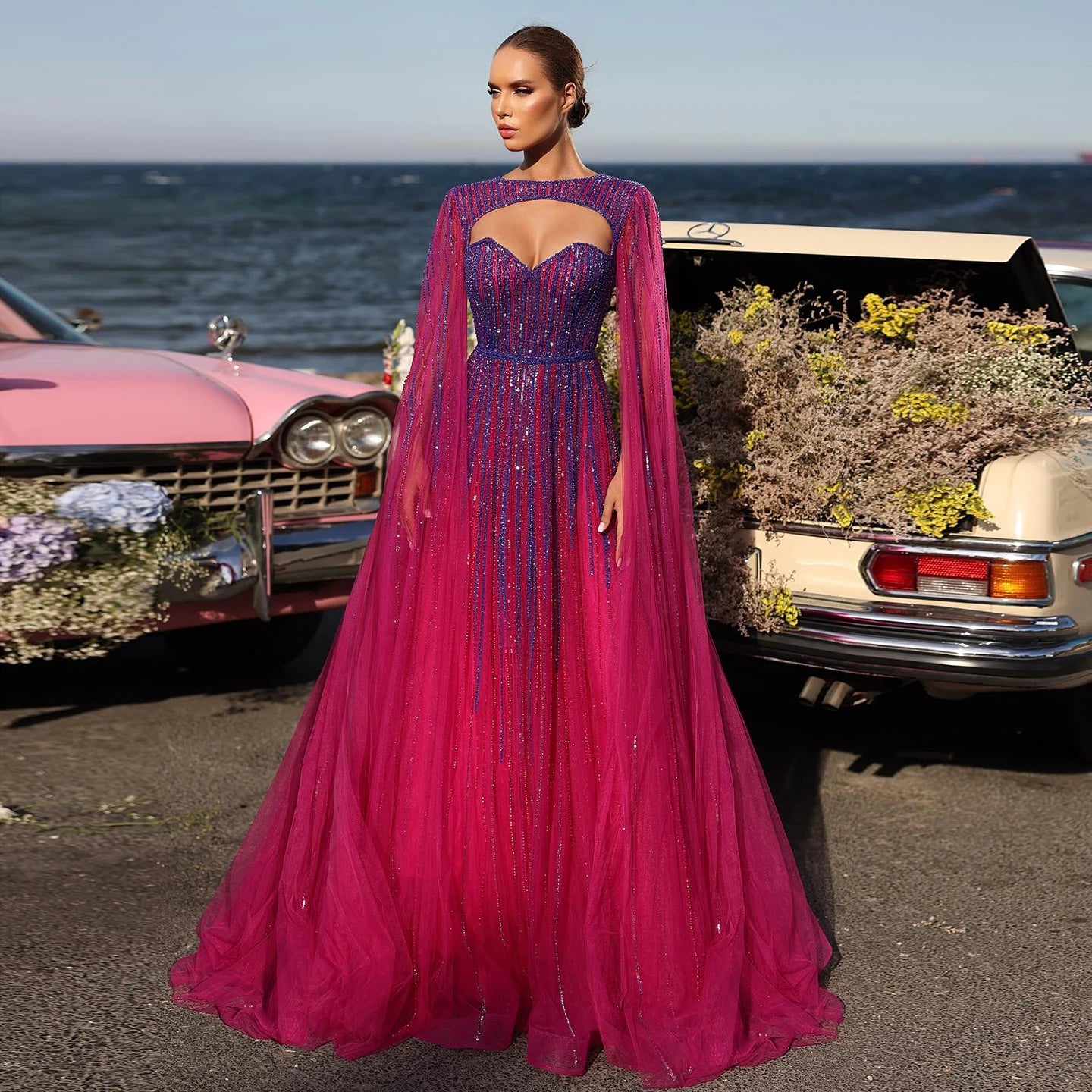 DC-Fuchsia Dress DreamyVow DC-Fuchsia Dress DreamyVow