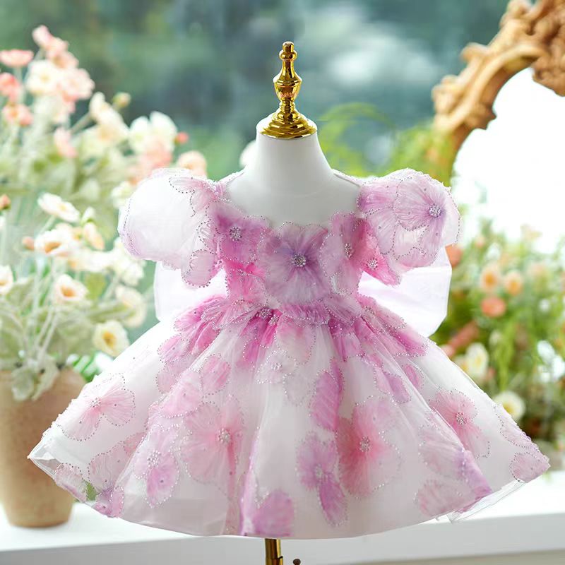 Birthday Frock First Birthday Top For Baby Girl Pink Dress For