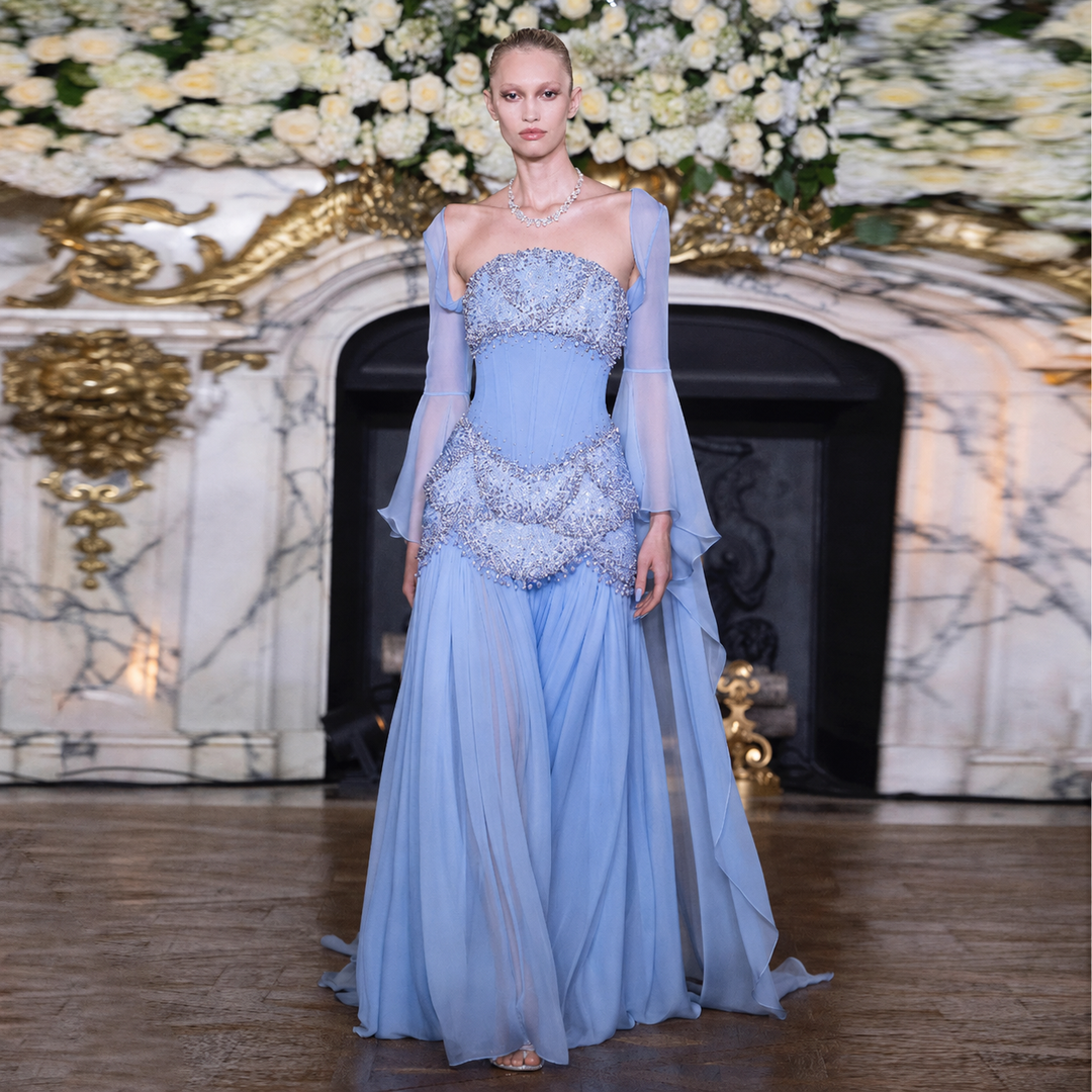 Blue Evening Dresses for Wedding Guests: Elegant Styling Ideas for Formal Celebrations