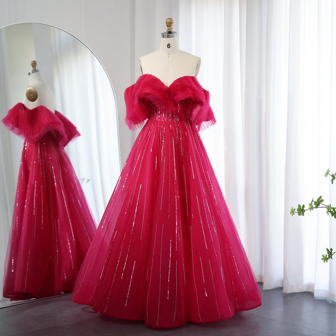 Burgundy bridesmaid dresses for fall church weddings from DreamyVow