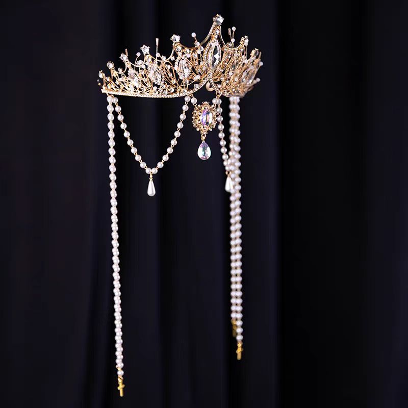 Headgear Princess Hairpin Feather Clip fairy Head Flower W001