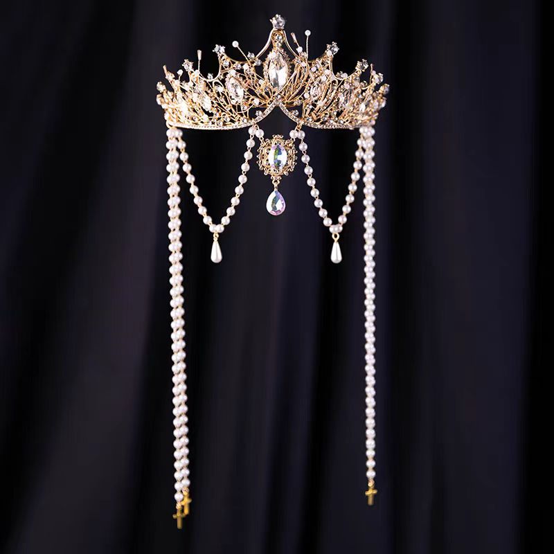 Headgear Princess Hairpin Feather Clip fairy Head Flower W001