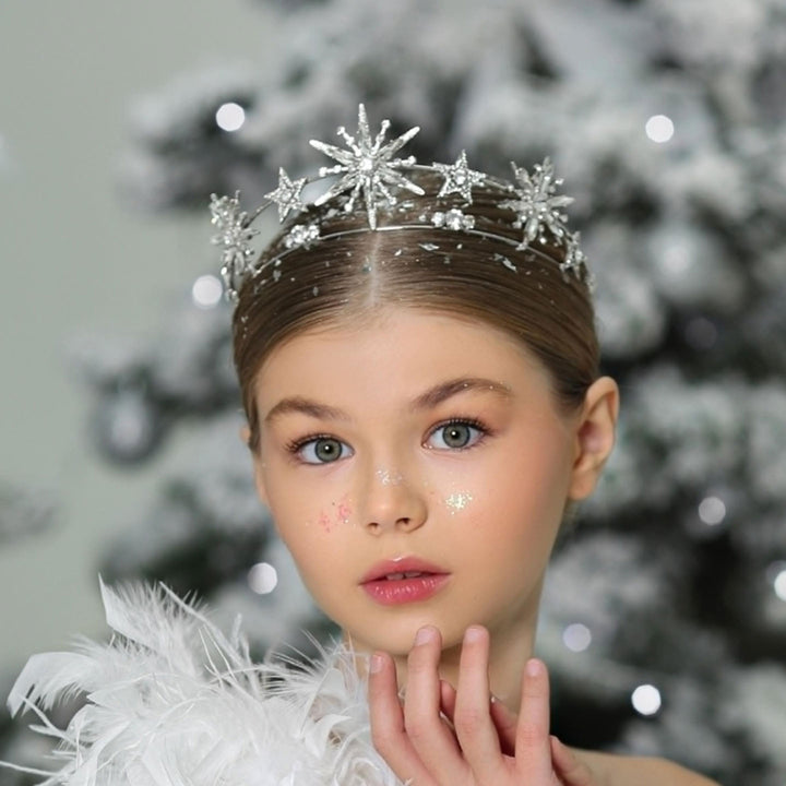 Headgear Princess Hairpin Feather Clip fairy Head Flower W001