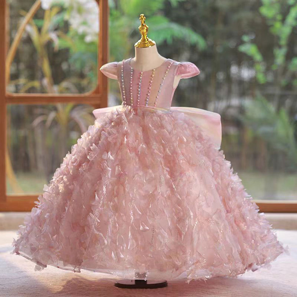 luxury girls dresses with modern touch lise Luxury Flower Girl Dress