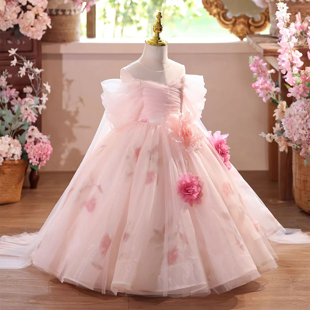 Dress For 10 Year Old Gold Kids Ball Dresses Pink Flower Girl Dress Ball Gowns Party Dress For 10 Year Old Gold Kids Ball Dresses Pink Flower Girl Dress Ball Gowns Party