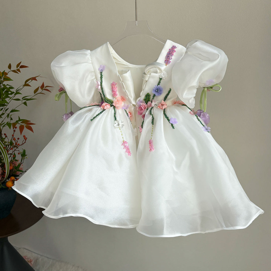 handmade birthday dresses shop near me Rosaline Couture Flower Girl Birthday Dress