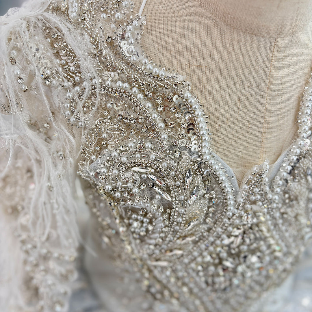 Luxury Princess Girl Wedding Dress for Wedding Birthday Party J066