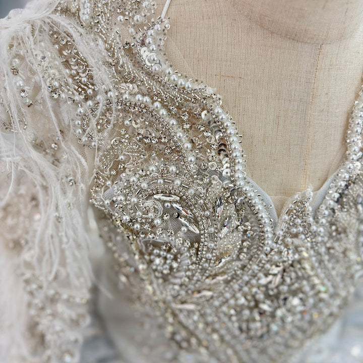 Luxury Princess Girl Wedding Dress for Wedding Birthday Party J066