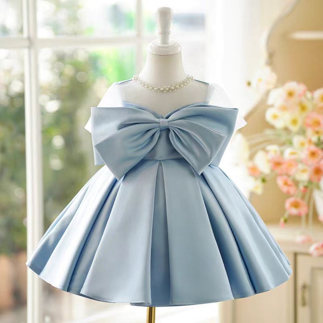 Blue Girl Dress Birthday Party Holiday Princess Gown J756 Pink / child-4 Blue Girl Dress Birthday Party Holiday Princess Gown J756 Pink / child-4