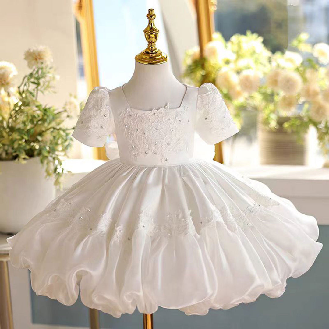 Girl Dress Embroidered for Kids Wedding Birthday Gown J455 Pink / child-10 Girl Dress Embroidered for Kids Wedding Birthday Gown J455 Pink / child-10
