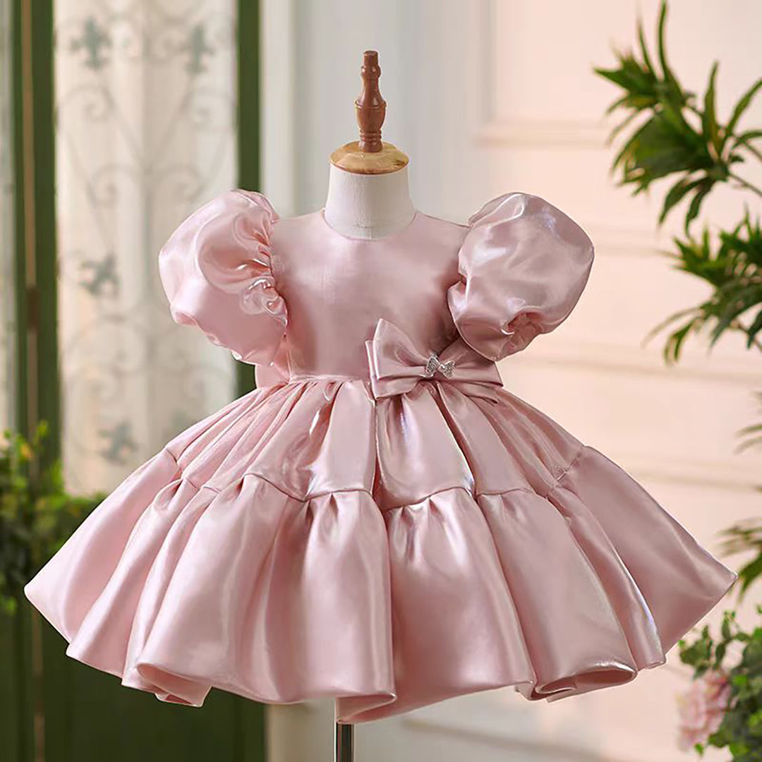 Girl Dress Kids Wedding Birthday Holiday Party Gown J457 Red / child-12