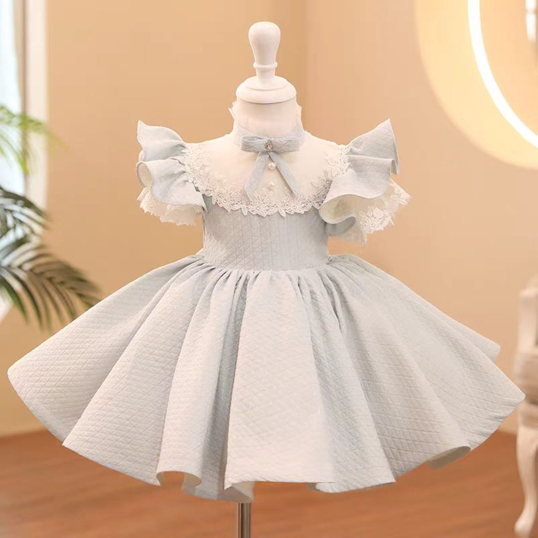 Girl Dress Lace Kids 1st Toddler Wedding Birthday Party J748 Girl Dress Lace Kids 1st Toddler Wedding Birthday Party J748