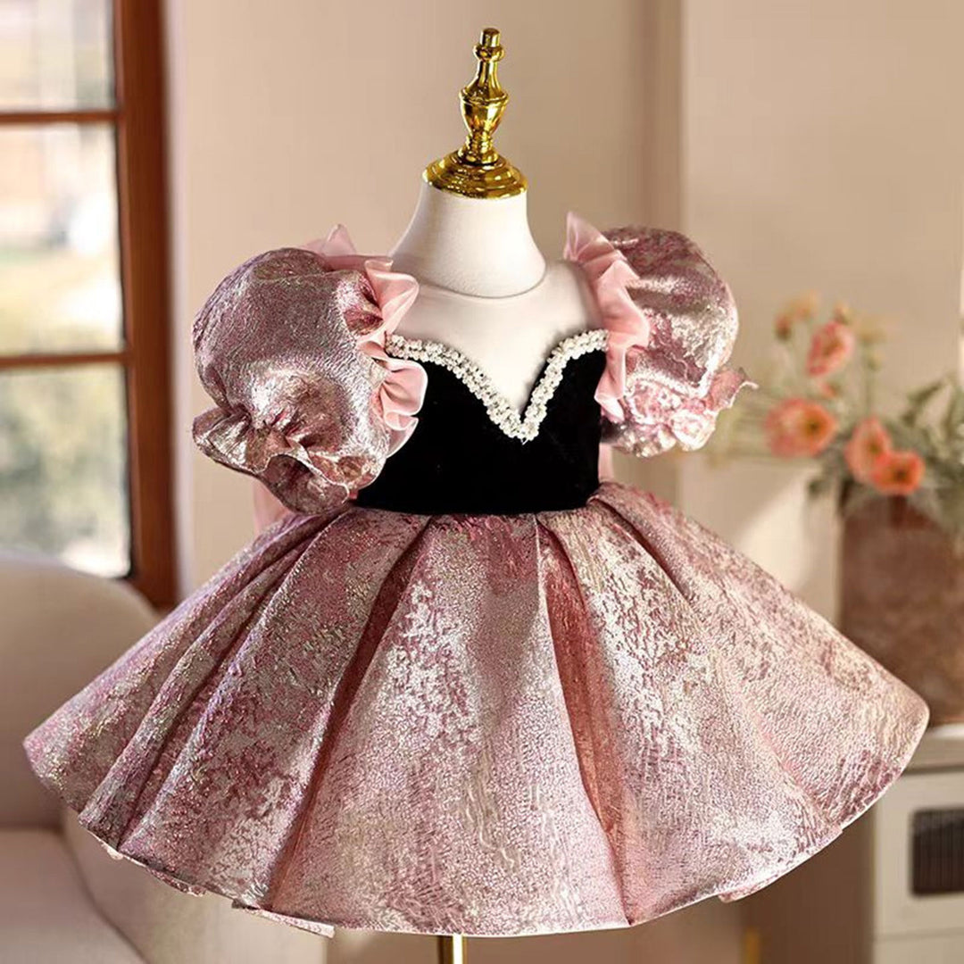Pink Baby Girl Dress Kids 1st Wedding Birthday Party Holiday J467 Pink Baby Girl Dress Kids 1st Wedding Birthday Party Holiday J467