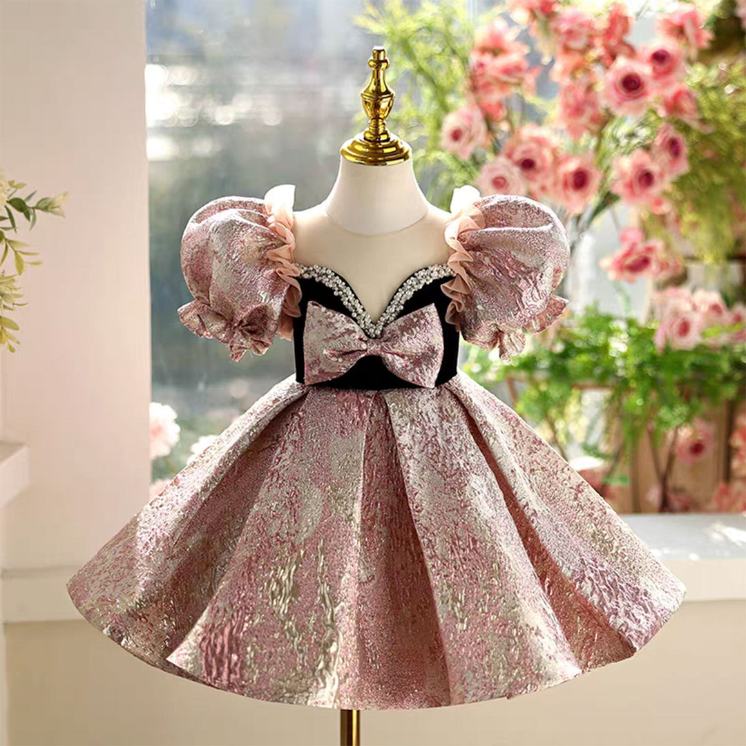 Pink Baby Girl Dress Kids 1st Wedding Birthday Party Holiday J467 Pink Baby Girl Dress Kids 1st Wedding Birthday Party Holiday J467