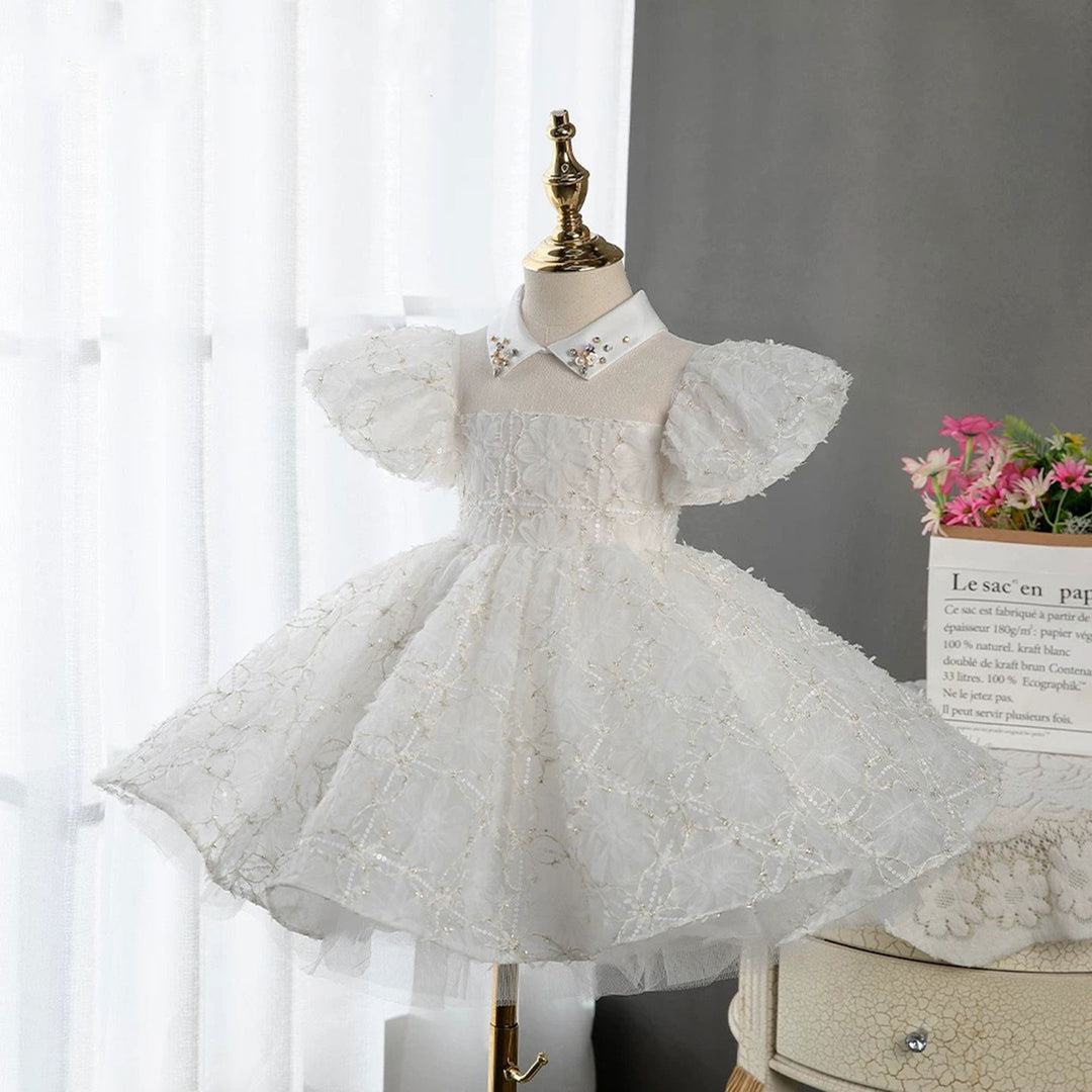 white lace dress baby girl Amazon.com: Surakey Baby Girls Ruffle Lace Backless with Headwear,White Bowknot Flower Dresses Pageant Party Wedding Birthday 3-6 Months : Clothing, Shoes & Jewelry