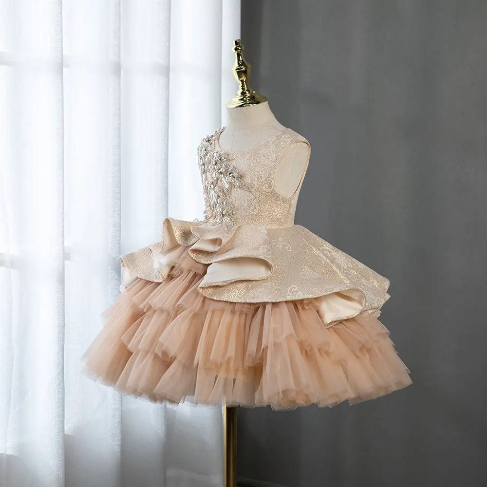 champagne dress for teens Azazie Arianthe Junior