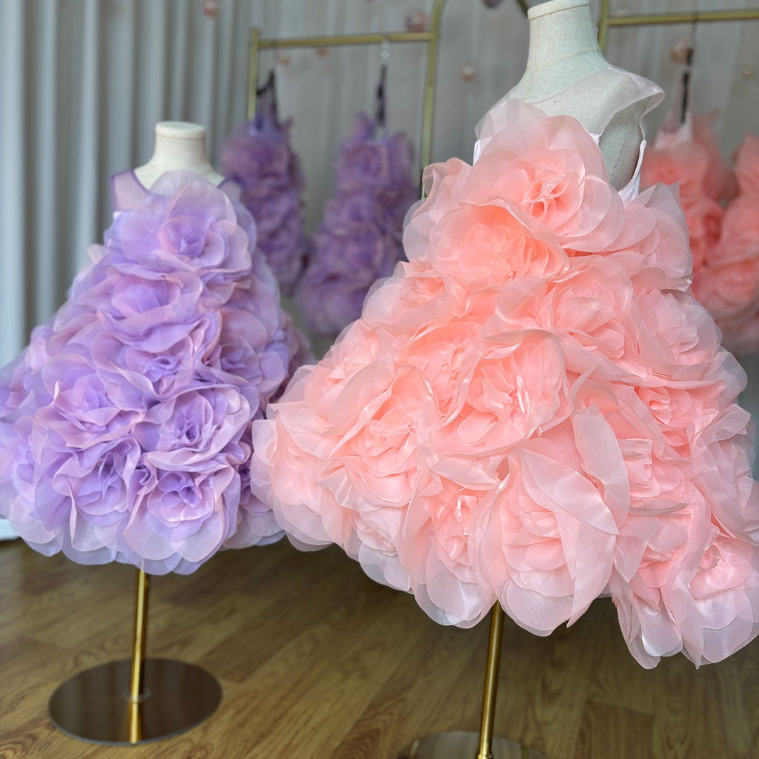 princess dress 9 year old Diufon Kids Toddler Girls Puffy Princess Dresses Sequin Bow Layered Tulle Skirt Kids Girl Birthday Dresses (9-10 Years, Blue)