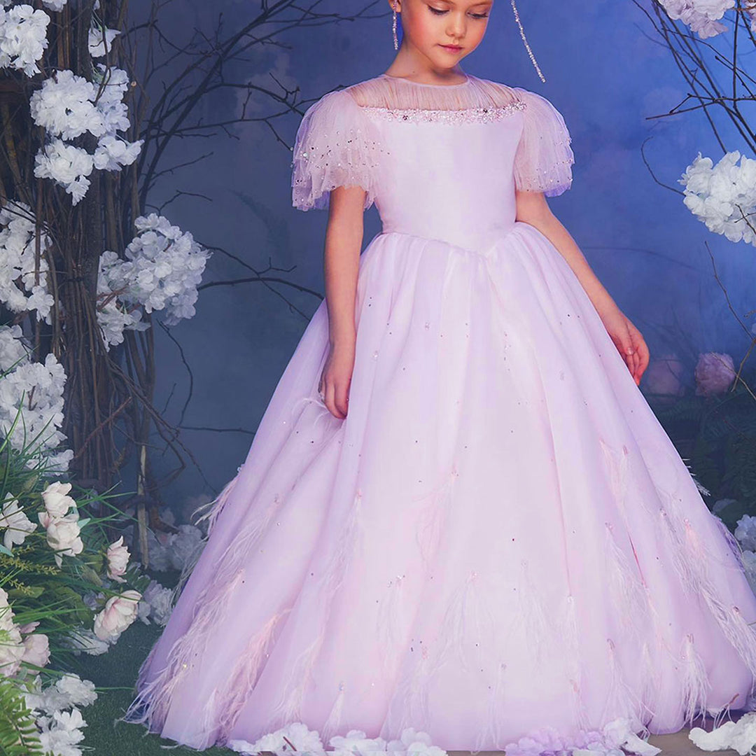 blush pink princess dress LIGHT PINK PRINCESS DRESS