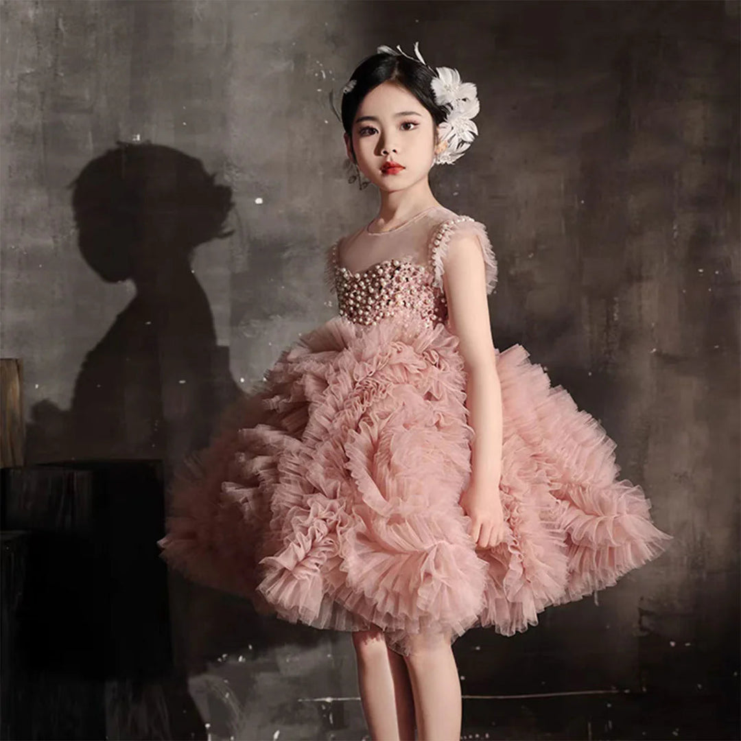 luxury childrens dresses Luna Luxury Flower Girl Dress