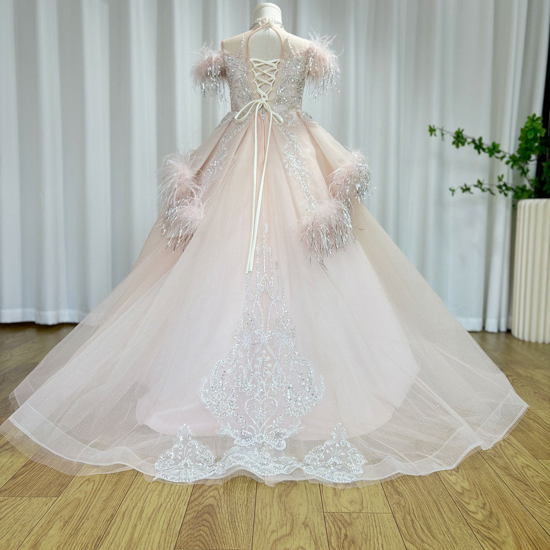 dubai princess wedding dress Saudi Dubai Princess Wedding Dress Off Shoulder Beads 3D Floral Appliques Tule Ball Gown Wedding Dresses Charming Arabia Bridal Wedding Gown