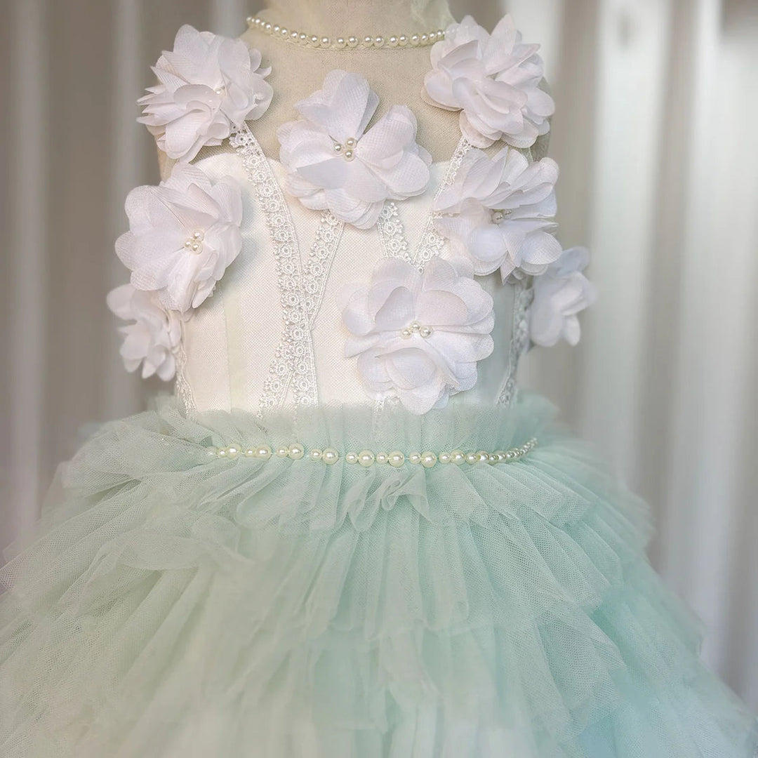 Ball Gown Mint Green Toddler Flower Girl Dress Luxury Sage Green Flower Girl Dresses Handmade Flower Ball Gown Mint Green Toddler Flower Girl Dress Luxury Sage Green Flower Girl Dresses Handmade Flower