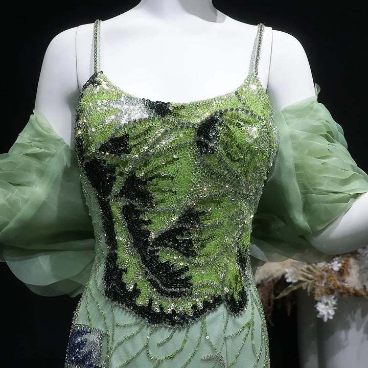 Luxury Pink Evening Dress with Burgundy Shawl Cape Spaghetti Straps SS515