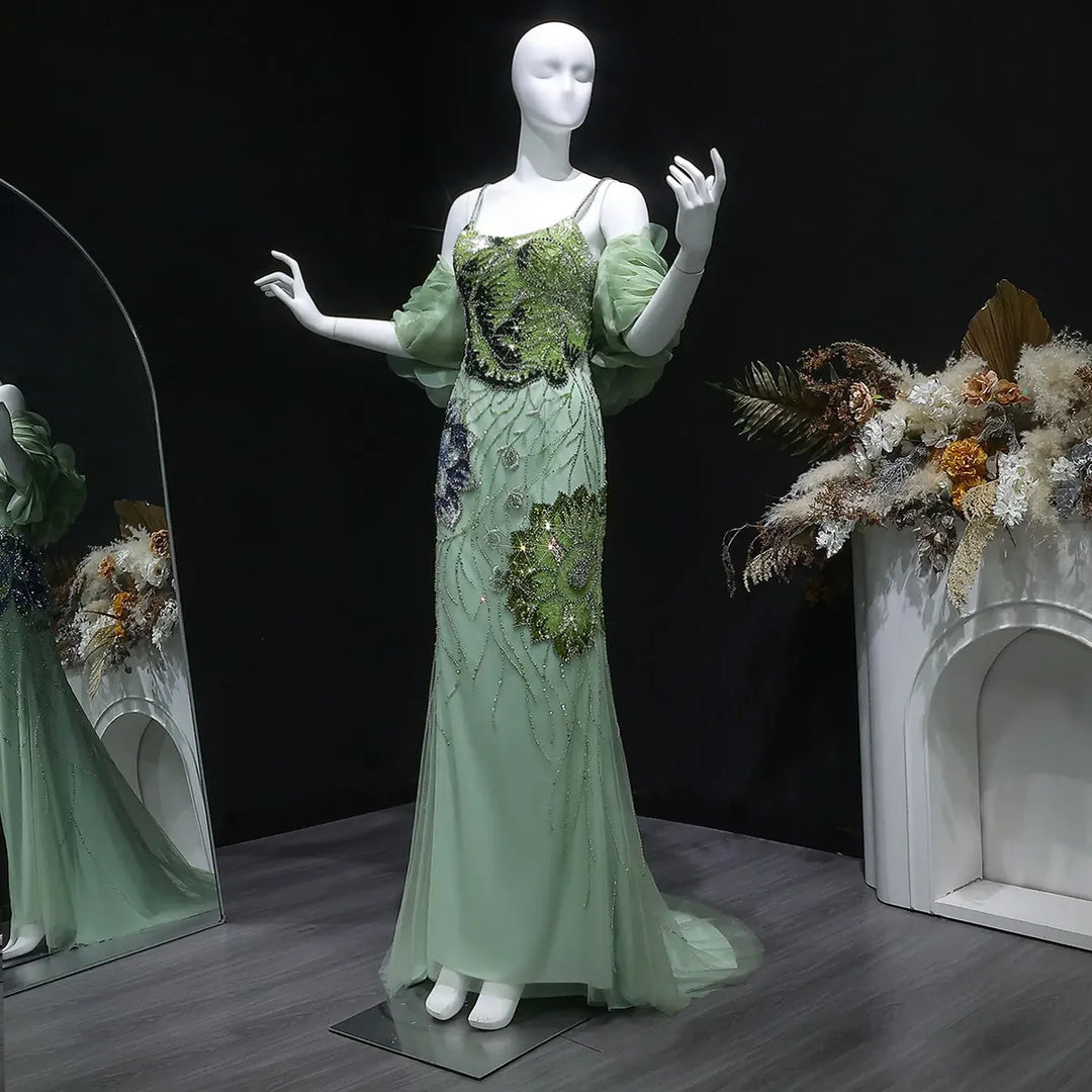 Luxury Pink Evening Dress with Burgundy Shawl Cape Spaghetti Straps SS515