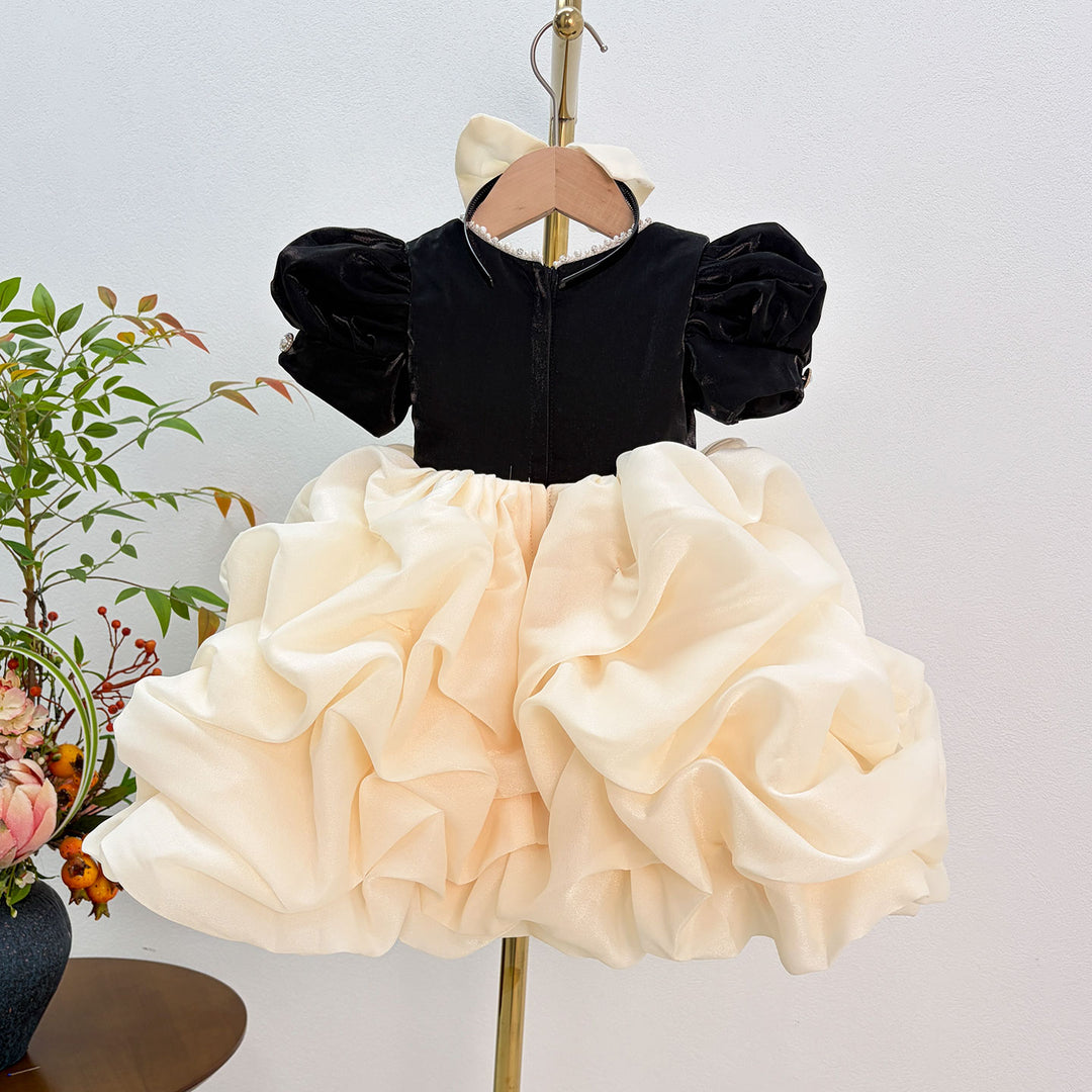 Elegant Knee Length Princess Party Girl Dress J560