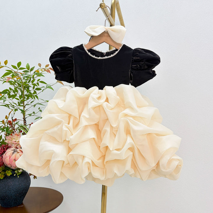Elegant Knee Length Princess Party Girl Dress J560