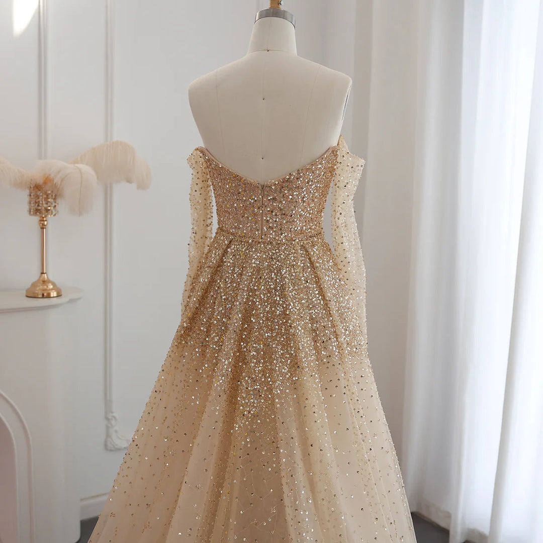 Luxury Rose Pink One Shoulder Mermaid Evening Dresses for Women