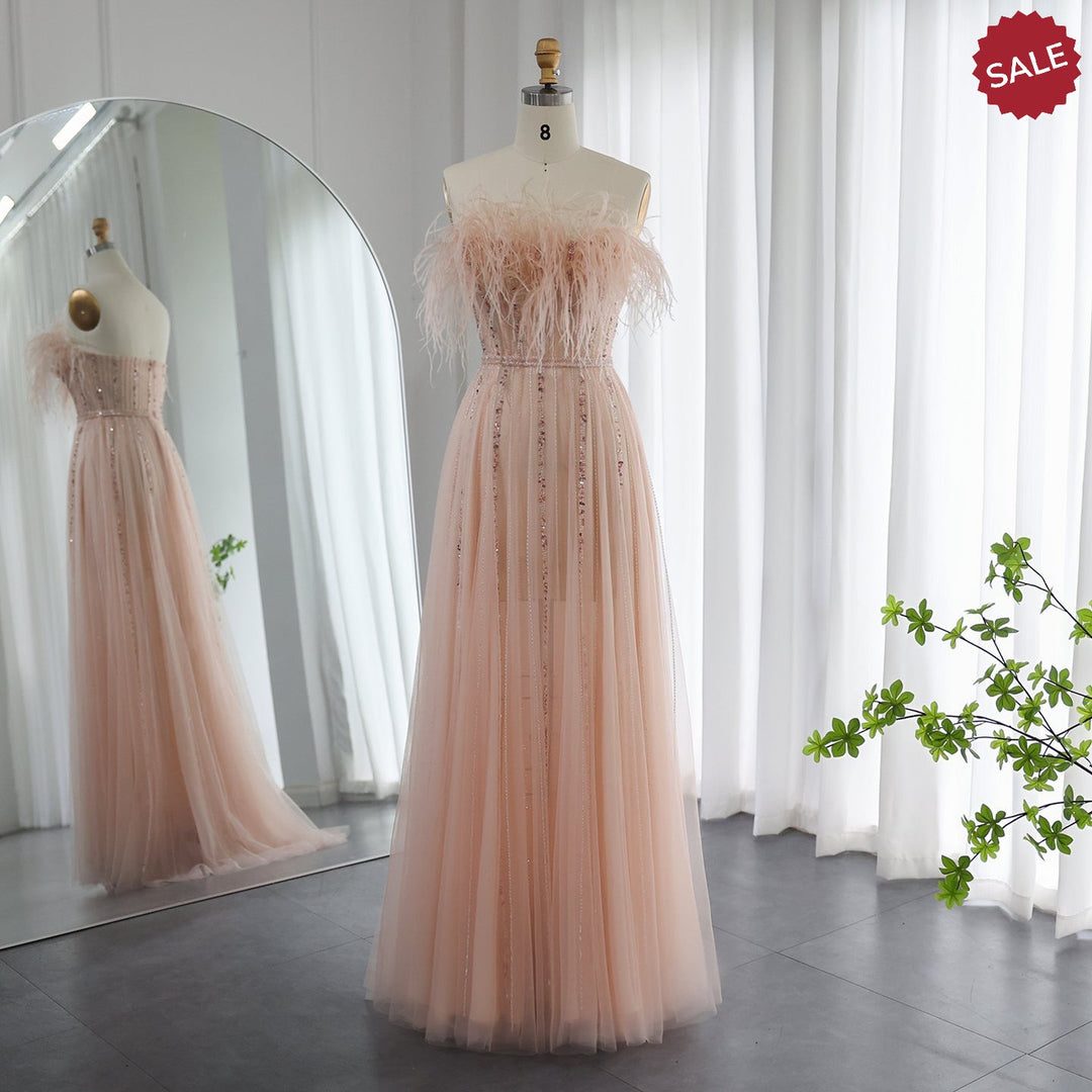 Luxury Black Feathers Evening Dresses for Women Wedding Party Elegant Long Pink Formal Prom Dress – DreamyVow Luxury Black Feathers Evening Dresses for Women Wedding Party Elegant Long Pink Formal Prom Dress – DreamyVow
