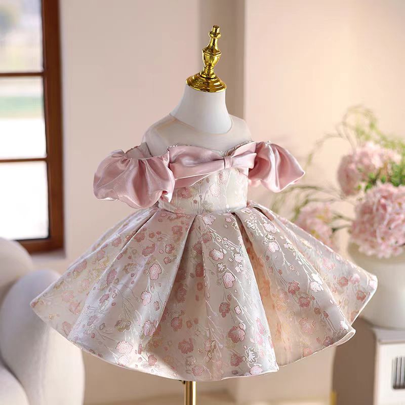 off shoulder butterfly dress Elizabeth K GS3512 3D Butterfly Dress Formal Dress Shops Pink / XL