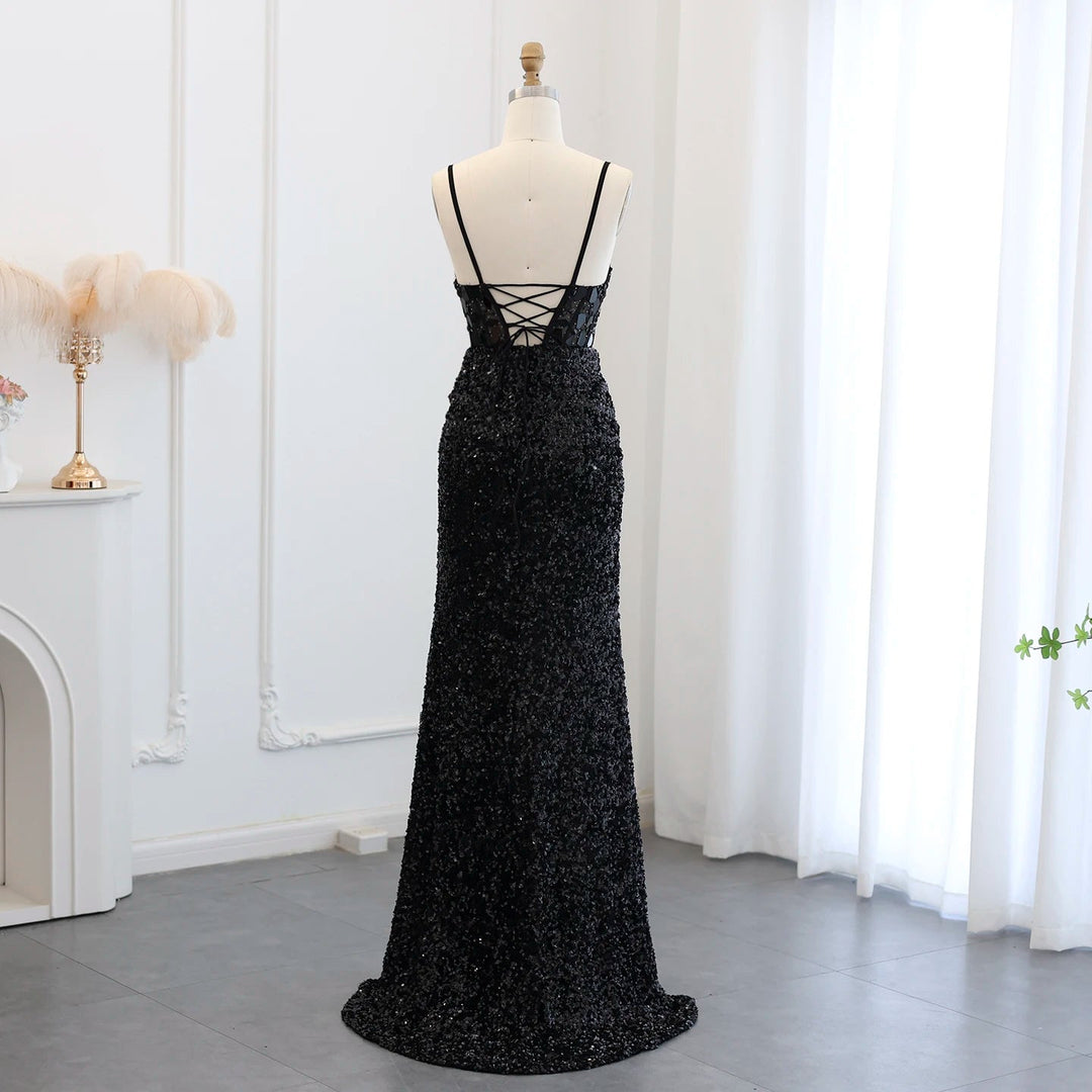 Luxury Rose Pink One Shoulder Mermaid Evening Dresses for Women Wedding Party High Slit Long Prom Formal Gowns DreamyVow Luxury Rose Pink One Shoulder Mermaid Evening Dresses for Women Wedding Party High Slit Long Prom Formal Gowns DreamyVow