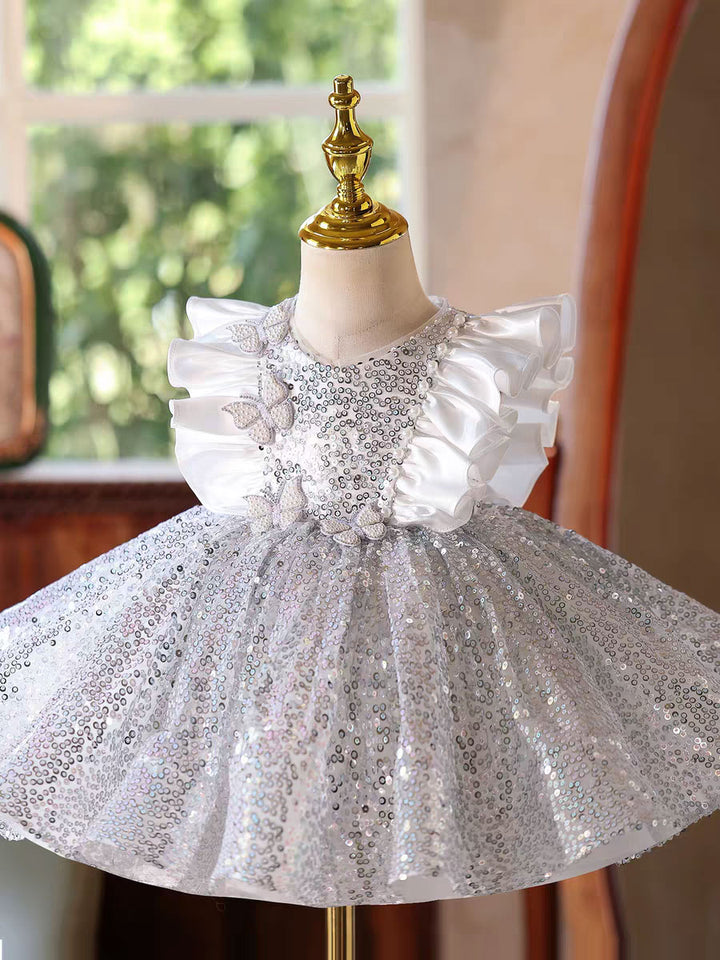 Luxury Sparkling Princess Girl Dress for Birthday Party and Pageant J596