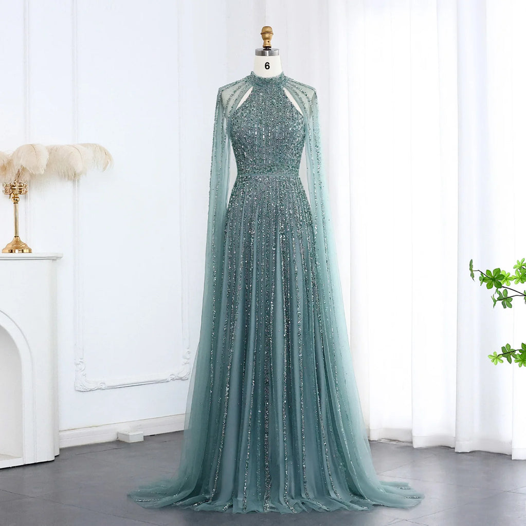 blue dress for baby girl Illusion Halter Tulle Turquoise Bridesmaid Dresses for Beach Weddings –  loveangeldress main image 1