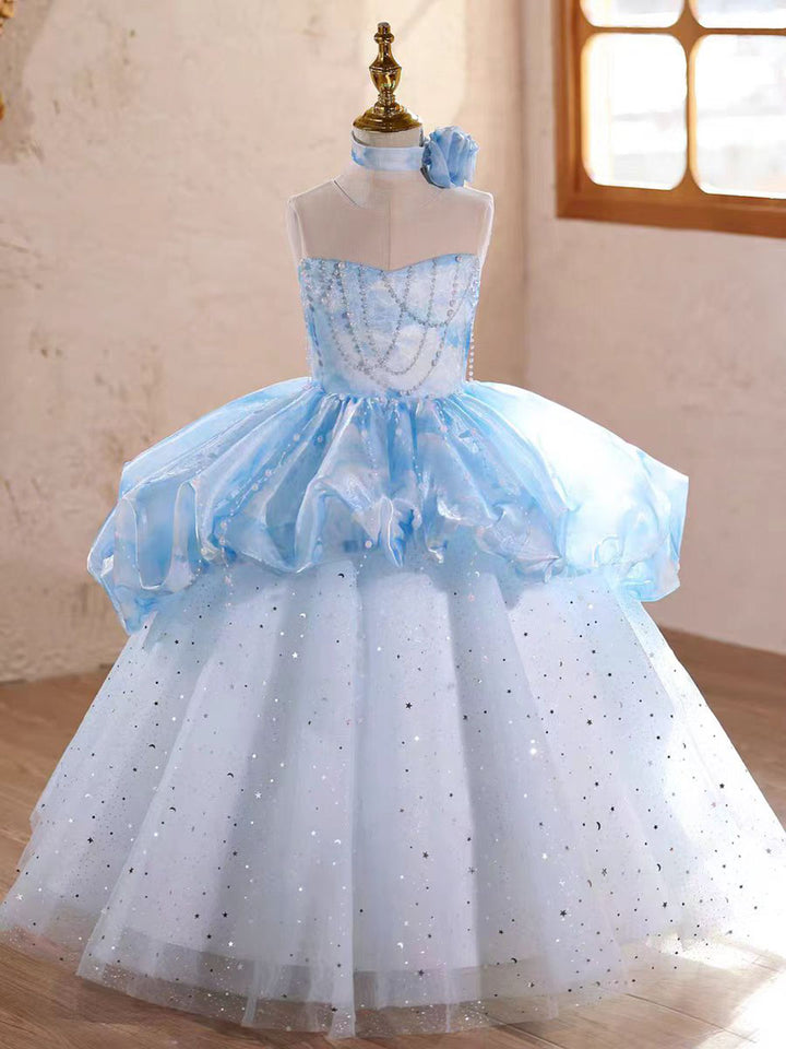 light blue toddler dress formal Blue Baby Girl Dress,one Shoulder Dress,satin Flower Girl Dress,wedding Girl Dress,handmade Dress,girl Formal Dress,toddler Dress