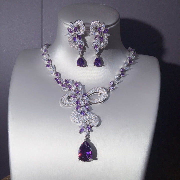 Dreamy Vow LE106 Purple jewelry set, view 2
