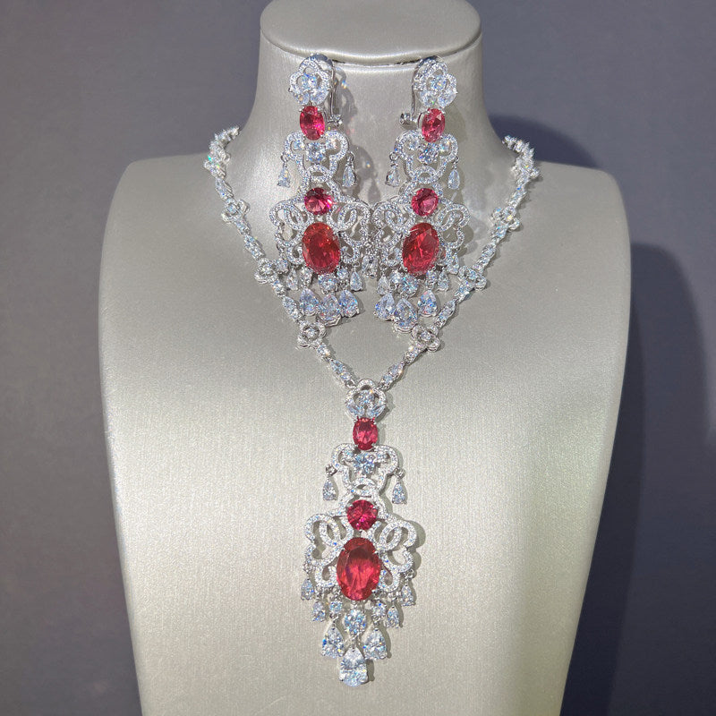 Dreamy Vow LE107 Red jewelry set, view 3