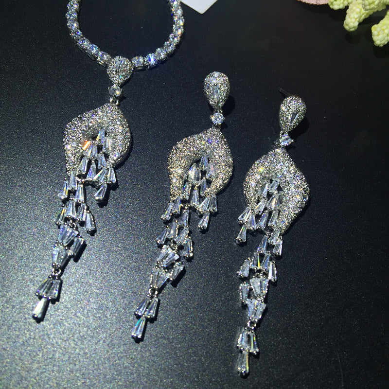 Dreamy Vow LE108 Silver jewelry set, view 2