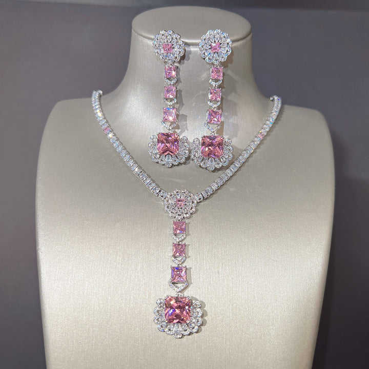 Dreamy Vow LE111 Pink jewelry set, view 2