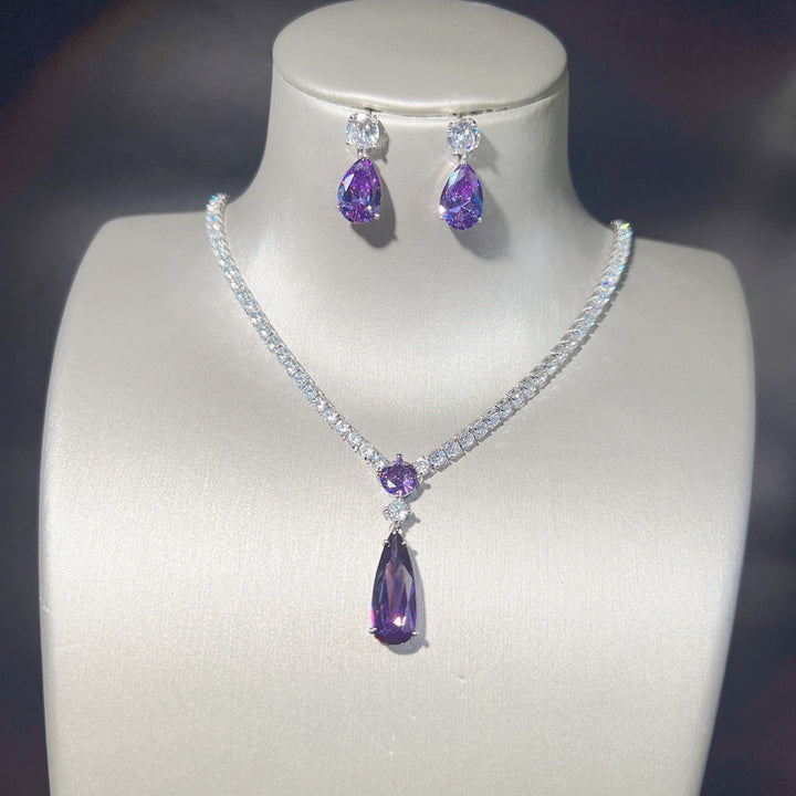 Dreamy Vow LE115 Purple jewelry set, view 1