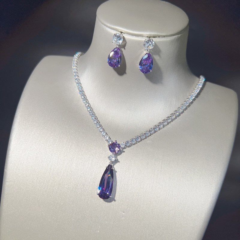 Dreamy Vow LE115 Purple jewelry set, view 2