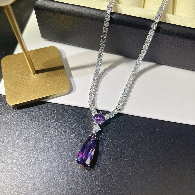 Dreamy Vow LE115 Purple jewelry set, view 4