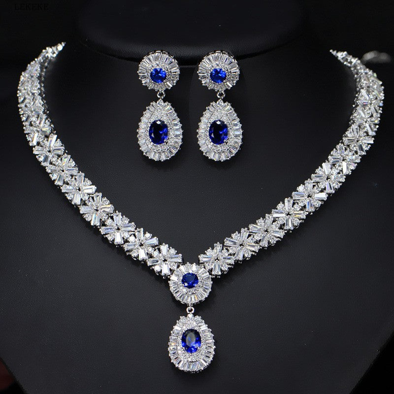 Dreamy Vow LE119 Blue jewelry set, view 1
