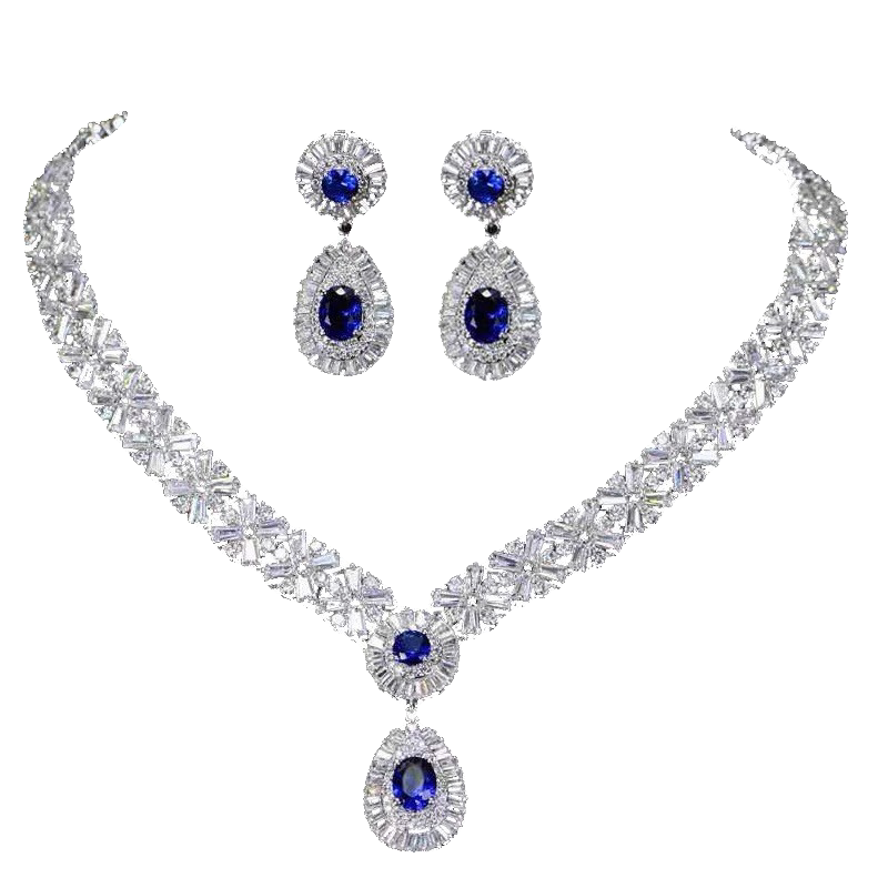 Dreamy Vow LE119 Blue jewelry set, view 3