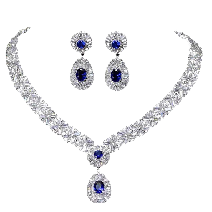 Dreamy Vow LE119 Blue jewelry set, view 3