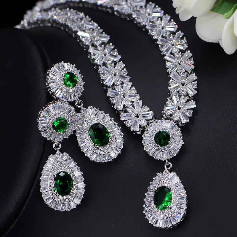Dreamy Vow LE119 Green jewelry set, view 4