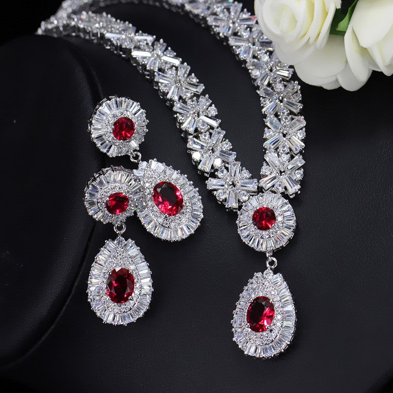 Dreamy Vow LE119 Red jewelry set, view 5