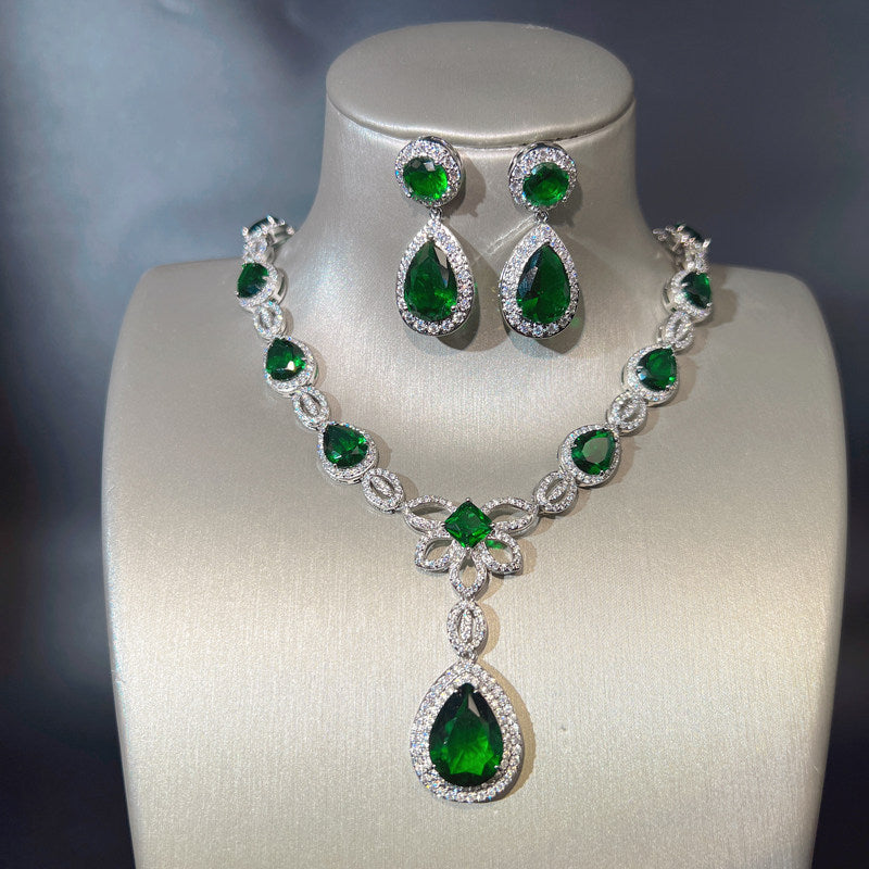 Dreamy Vow LE121 Green jewelry set, view 1