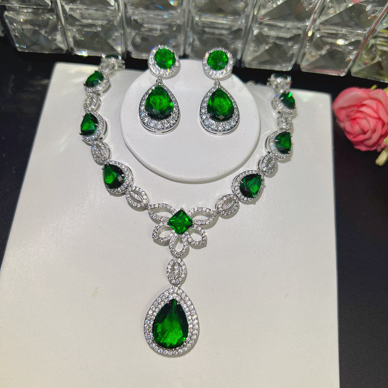 Dreamy Vow LE121 Green jewelry set, view 3